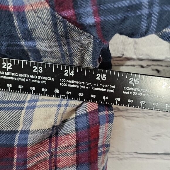 Dickies Jacket Mens XL Plaid Hooded Quilted Lining Zip Up Work Jacket - Picture 10 of 11